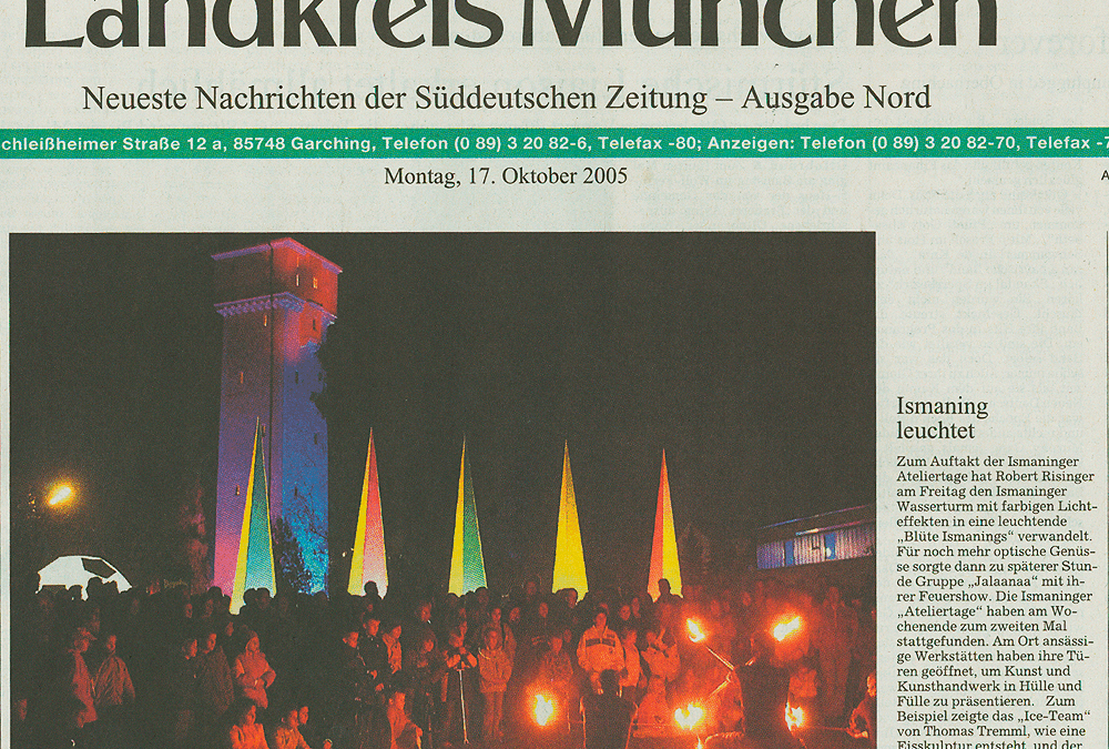 SZ vom 17. Okt. 2005 – Ismaning leuchtet