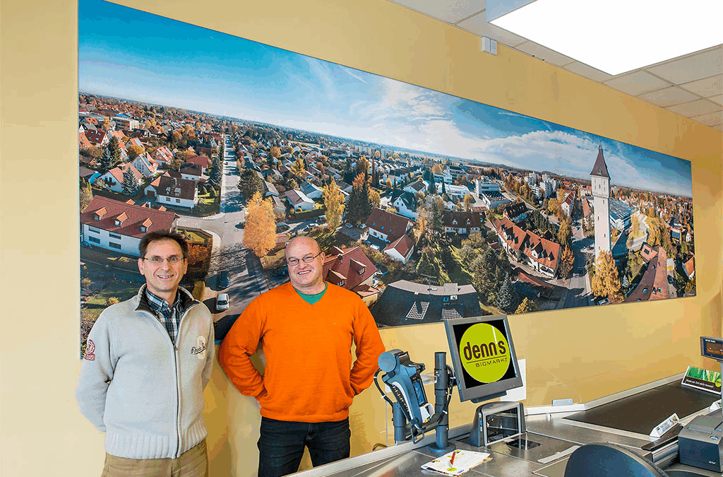 360 Grad Panorama für Denn‘s Biomarkt in Ismaning