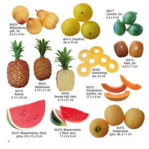 6-hohlattrappen-birnen-melone-ananas