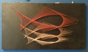 Fische, Fadenbilder, nagelbilder, Ismaning, Erro, Risinger Robert, Kunst, kreativität