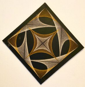 Fadenbilder, nagelbild, Risinger, Robert, Ismaning, Kunst, Jugend, Erro,