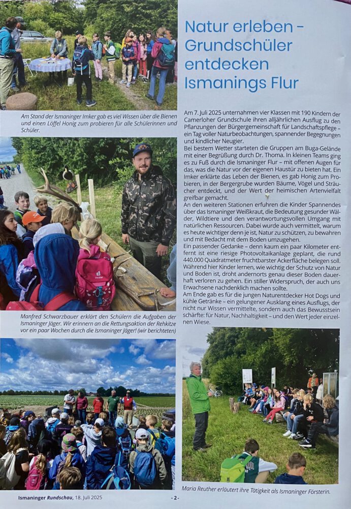 Rundschau, Bürgergemeinschaft für Landschaftspflege, Ismaning, Moos,
