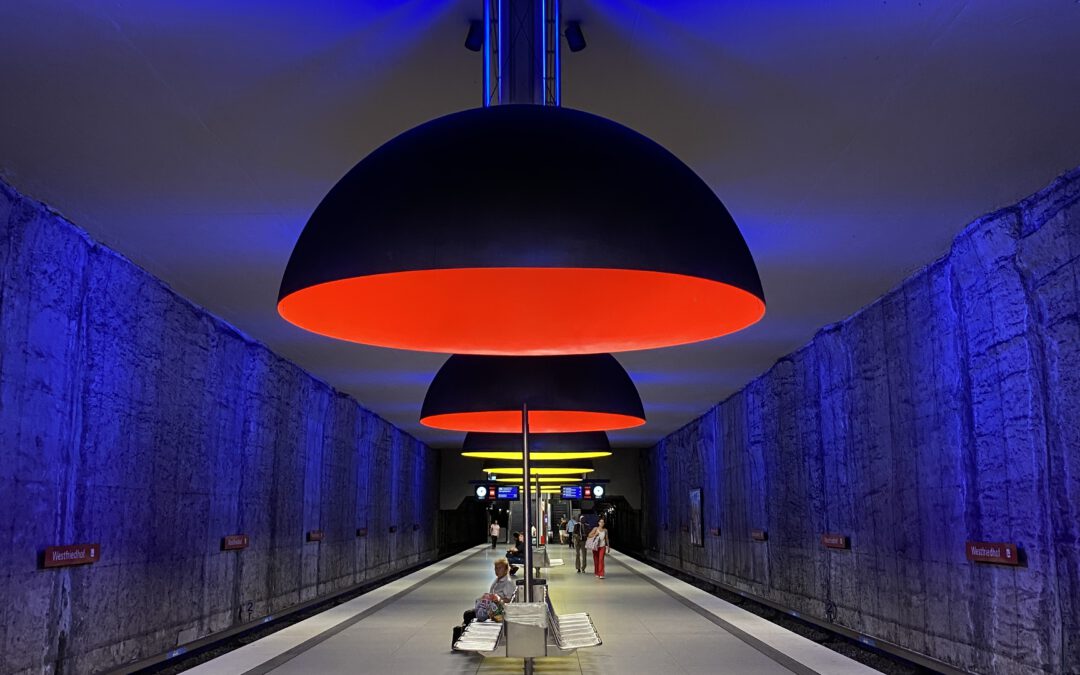 Mit dem Fahrrad durch München Moosach und Olypiapark