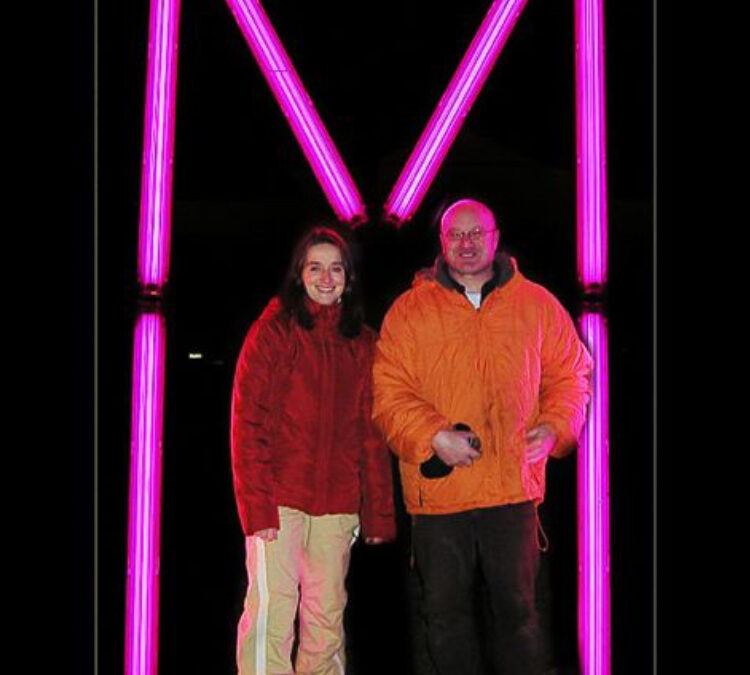 Unsere Lichtbuchstaben