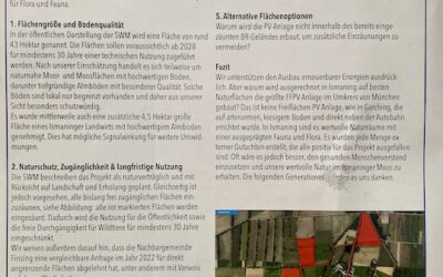 Rundschau vom 27.02.2026 „Solarpark Ismaning“ – jetzt ist es offiziell