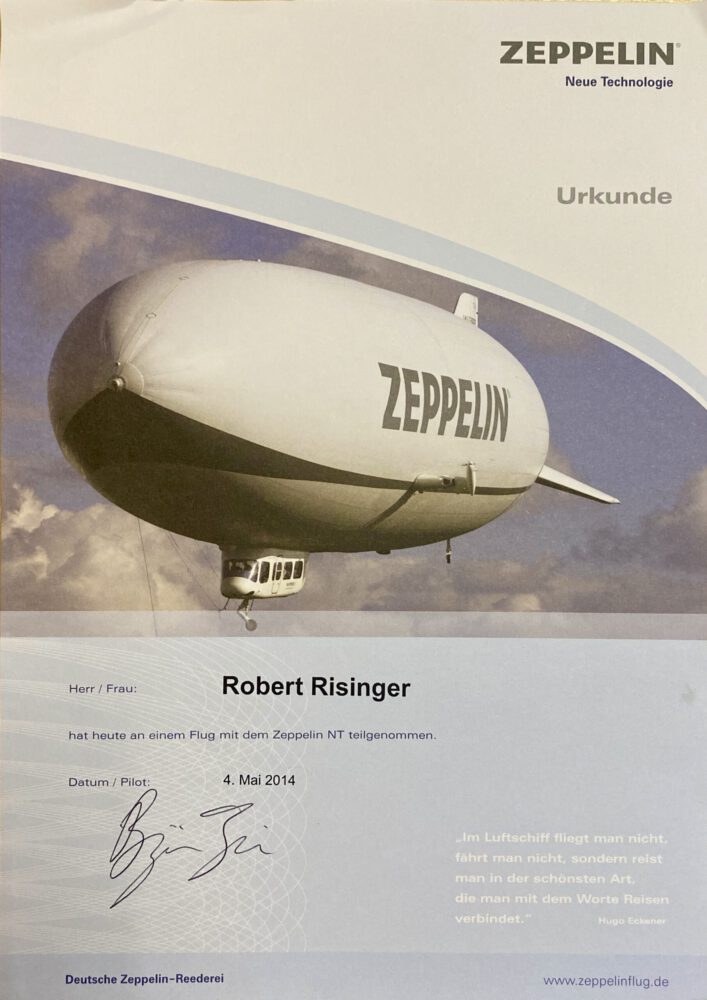 Zeppelin Flug